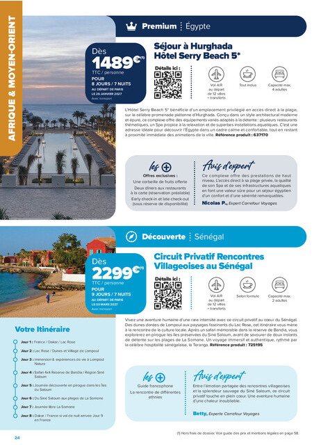 carrefour-market - Current Carrefour Market - Séjours & Circuits leaflet valid from du vendredi 14/08/2026 to du vendredi 30/10/2026 - page: 24
