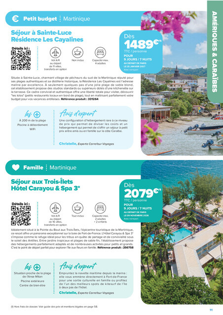 carrefour-market - Current Carrefour Market - Séjours & Circuits leaflet valid from du vendredi 14/08/2026 to du vendredi 30/10/2026 - page: 11