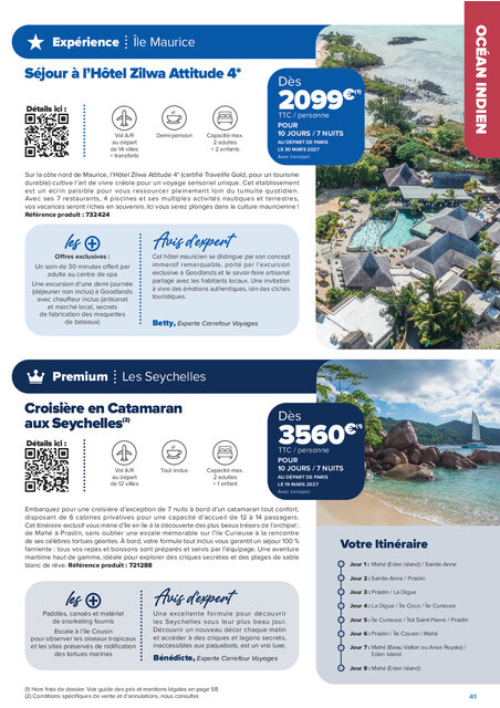 carrefour-market - Current Carrefour Market - Séjours & Circuits leaflet valid from du vendredi 14/08/2026 to du vendredi 30/10/2026 - page: 41