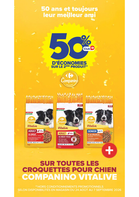carrefour-market - Current Carrefour Market - Découvrez la Marque Carrefour Companino leaflet valid from du mardi 04/08/2026 to du lundi 07/09/2026 - page: 20