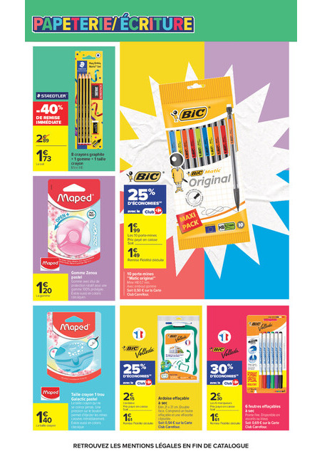 carrefour-market - Current Carrefour Market - Rentrée des Classes leaflet valid from du mardi 11/08/2026 to du dimanche 30/08/2026 - page: 8