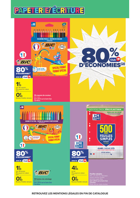 carrefour-market - Current Carrefour Market - Rentrée des Classes leaflet valid from du mardi 11/08/2026 to du dimanche 30/08/2026 - page: 5