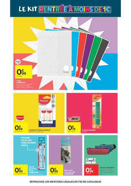 carrefour-market - Current Carrefour Market - Rentrée des Classes leaflet valid from du mardi 11/08/2026 to du dimanche 30/08/2026 - page: 11