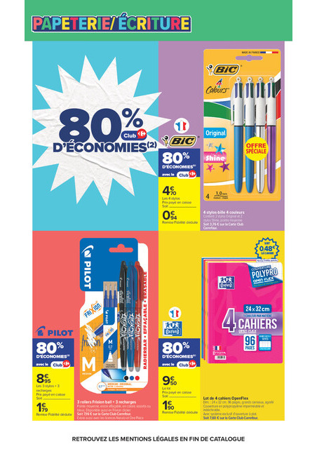 carrefour-market - Current Carrefour Market - Rentrée des Classes leaflet valid from du mardi 11/08/2026 to du dimanche 30/08/2026 - page: 4