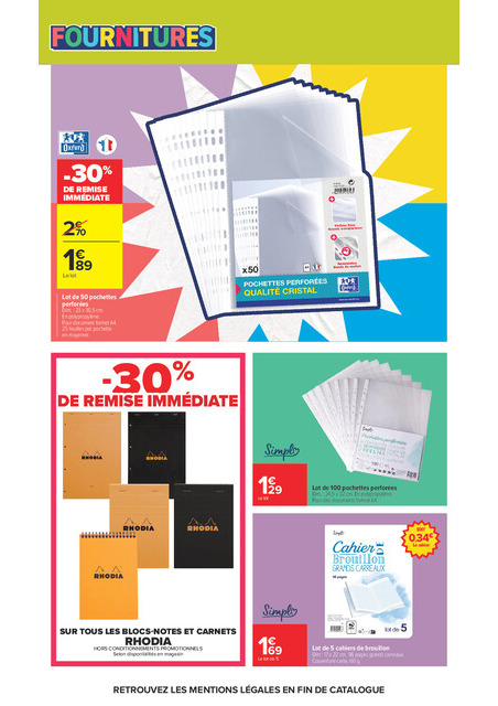 carrefour-market - Current Carrefour Market - Rentrée des Classes leaflet valid from du mardi 11/08/2026 to du dimanche 30/08/2026 - page: 15