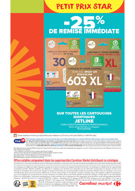 carrefour-market - Flyer Carrefour Market - 100% Petits Prix pour la semaine prochaine du du mardi 25/08/2026 au du dimanche 06/09/2026 - page: 26