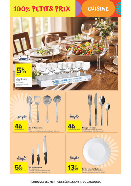 carrefour-market - Flyer Carrefour Market - 100% Petits Prix pour la semaine prochaine du du mardi 25/08/2026 au du dimanche 06/09/2026 - page: 4