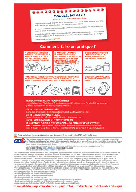 carrefour-market - Flyer Carrefour Market pour la semaine prochaine du du mardi 25/08/2026 au du dimanche 06/09/2026 - page: 67
