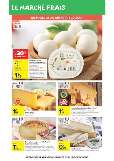 carrefour-market - Flyer Carrefour Market pour la semaine prochaine du du mardi 25/08/2026 au du dimanche 06/09/2026 - page: 25
