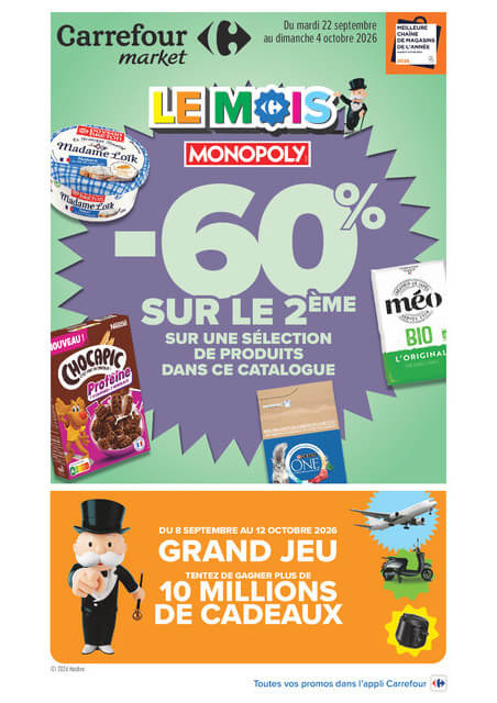 carrefour-market - Flyer Carrefour Market pour la semaine prochaine du du mardi 22/09/2026 au du dimanche 04/10/2026