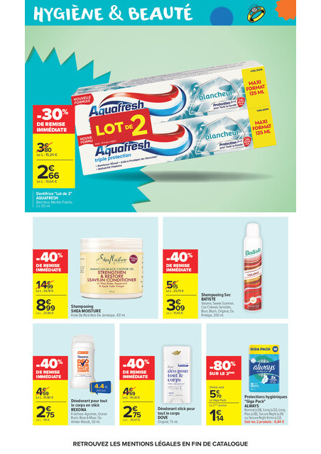 carrefour-market - Flyer Carrefour Market pour la semaine prochaine du du mardi 22/09/2026 au du dimanche 04/10/2026 - page: 56
