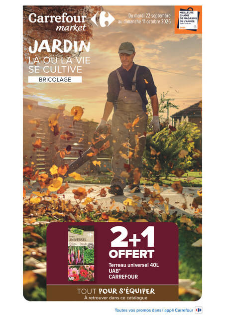 carrefour-market - Flyer Carrefour Market - Là ou la vie se cultive pour la semaine prochaine du du mardi 22/09/2026 au du dimanche 11/10/2026