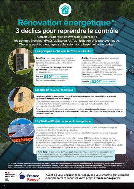 carrefour-market - Current Carrefour Énergies leaflet valid from du mardi 22/09/2026 to du samedi 31/10/2026 - page: 4