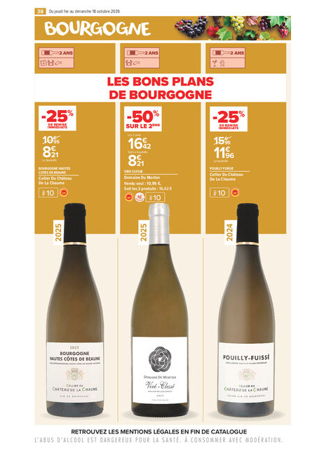 carrefour-market - Flyer Carrefour Market - La Foire Aux Vins pour la semaine prochaine du de jeudi 01/10/2026 au du dimanche 18/10/2026 - page: 38