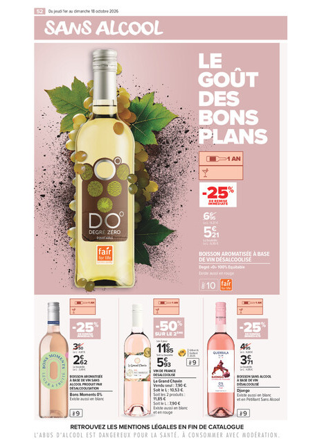 carrefour-market - Flyer Carrefour Market - La Foire Aux Vins pour la semaine prochaine du de jeudi 01/10/2026 au du dimanche 18/10/2026 - page: 52