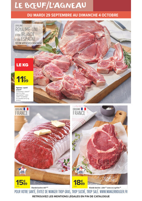 carrefour-market - Flyer Carrefour Market - La Sélection du Boucher pour la semaine prochaine du du mardi 29/09/2026 au du dimanche 04/10/2026 - page: 5