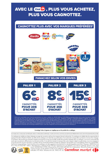 carrefour-market - Flyer Carrefour Market - Vos Promos du Quotidien pour la semaine prochaine du du mardi 29/09/2026 au du dimanche 11/10/2026 - page: 2
