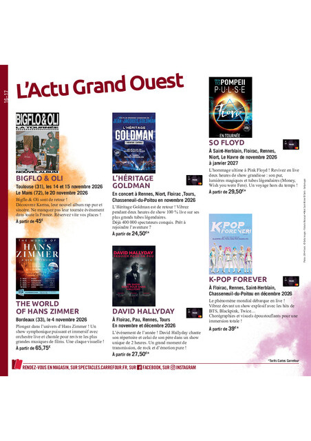 carrefour-market - Current Carrefour Market - Le Book Des Sorties Automne leaflet valid from du vendredi 02/10/2026 to du dimanche 07/02/2027 - page: 16