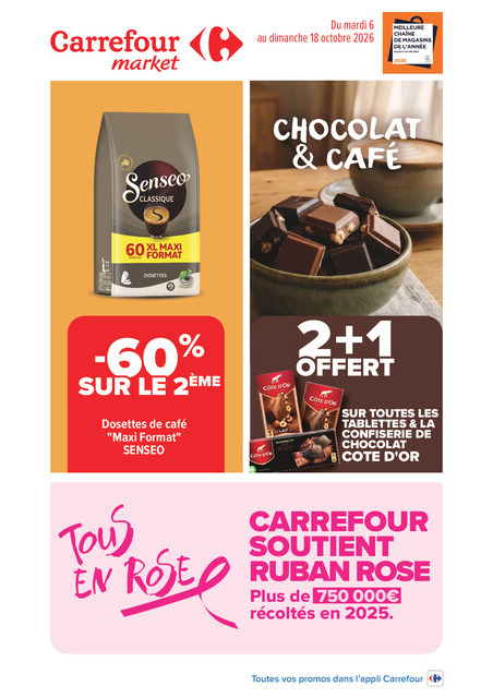 carrefour-market - Current Carrefour Market leaflet valid from du mardi 06/10/2026 to du dimanche 18/10/2026 - page: 1