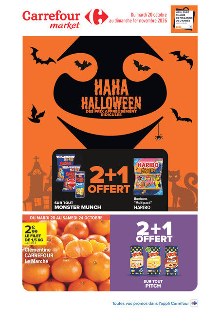 carrefour-market - Flyer Carrefour Market pour la semaine prochaine du du mardi 20/10/2026 au du dimanche 01/11/2026