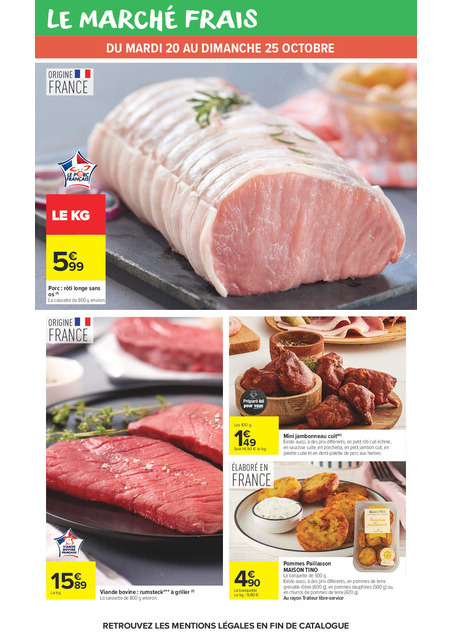 carrefour-market - Flyer Carrefour Market pour la semaine prochaine du du mardi 20/10/2026 au du dimanche 01/11/2026 - page: 32