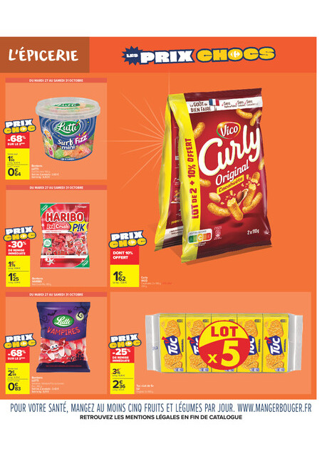 carrefour-market - Flyer Carrefour Market - Les Prix Chocs pour la semaine prochaine du du mardi 27/10/2026 au du dimanche 08/11/2026 - page: 11