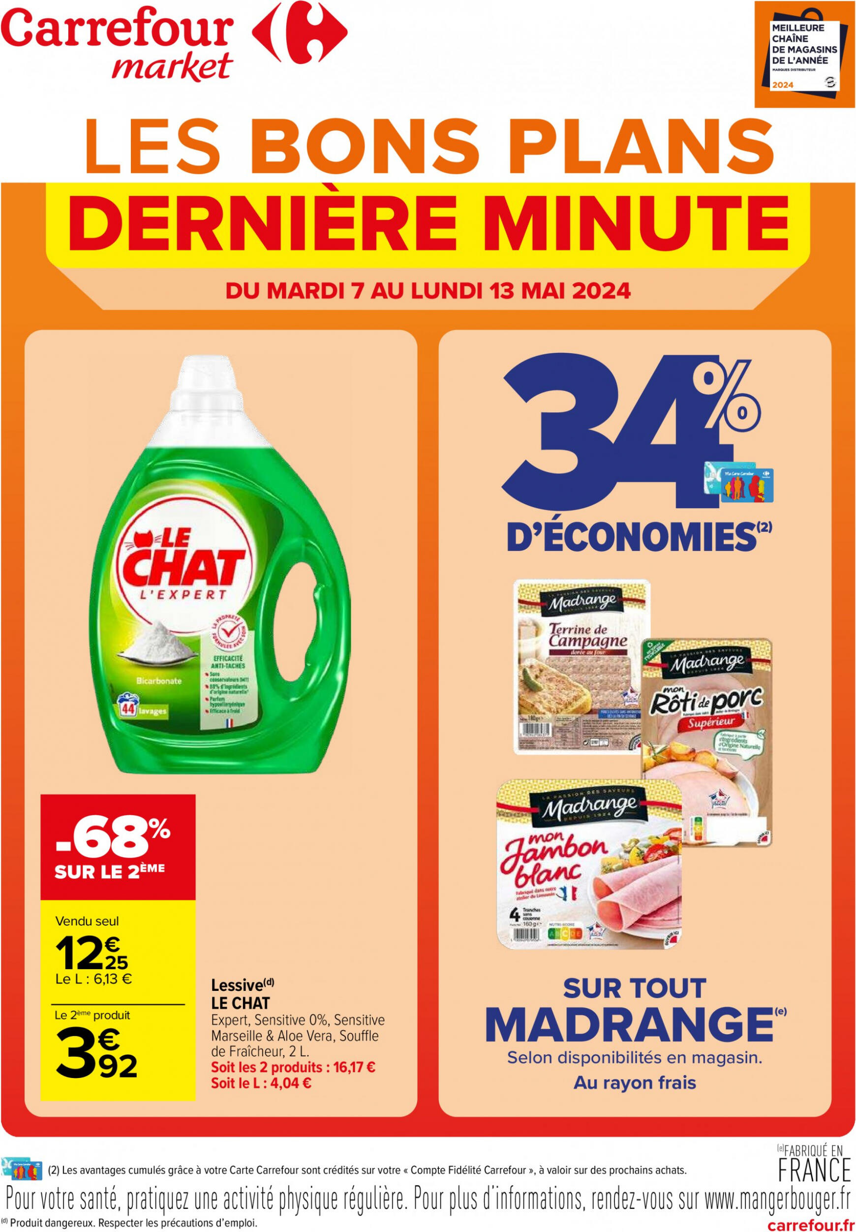carrefour-market - Prospectus Carrefour Market - Les bons plans derniére minute actuel 07.05. - 13.05.