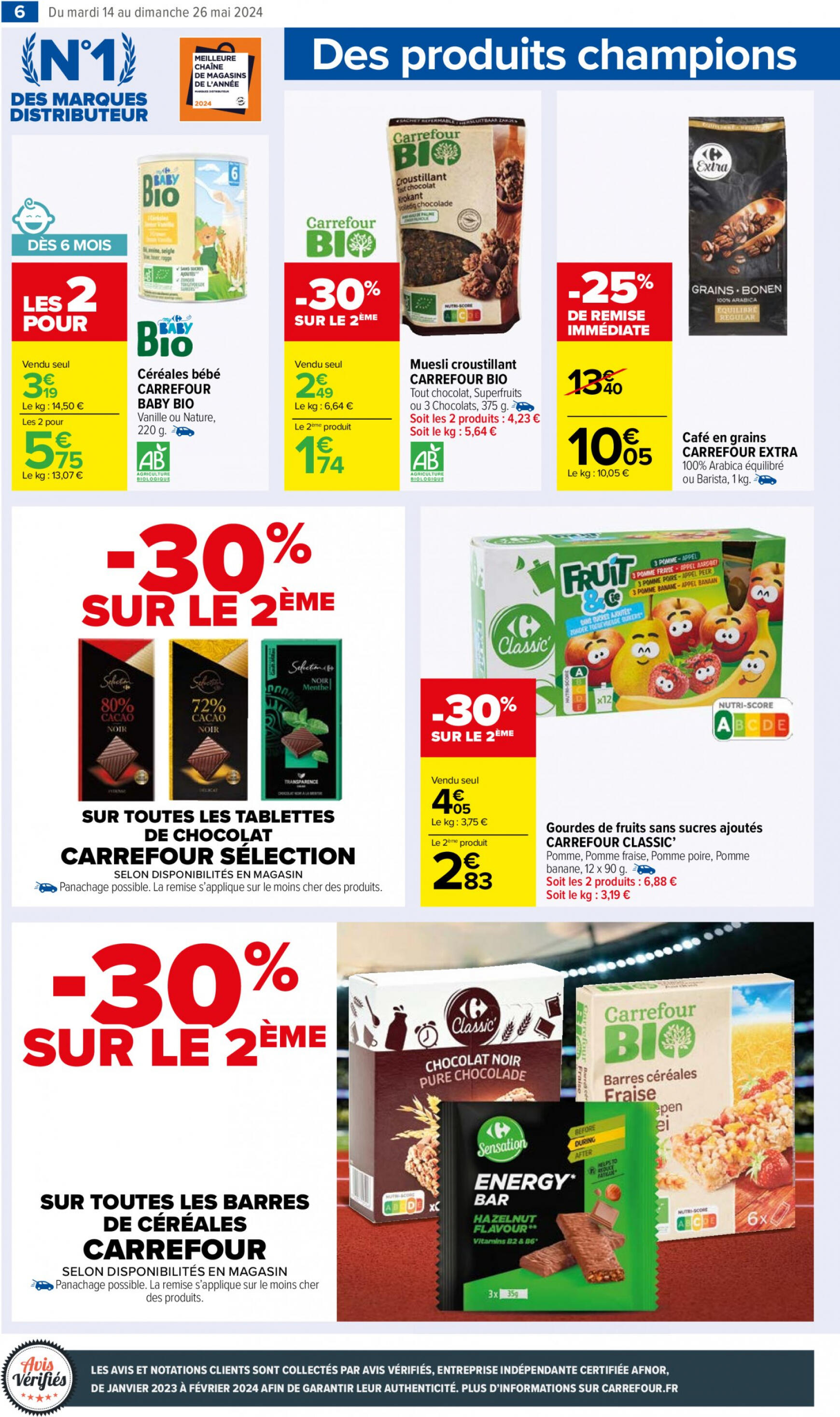 carrefour-market - Prospectus Carrefour Market - Des produits champions à prix champions actuel 14.05. - 26.05. - page: 6