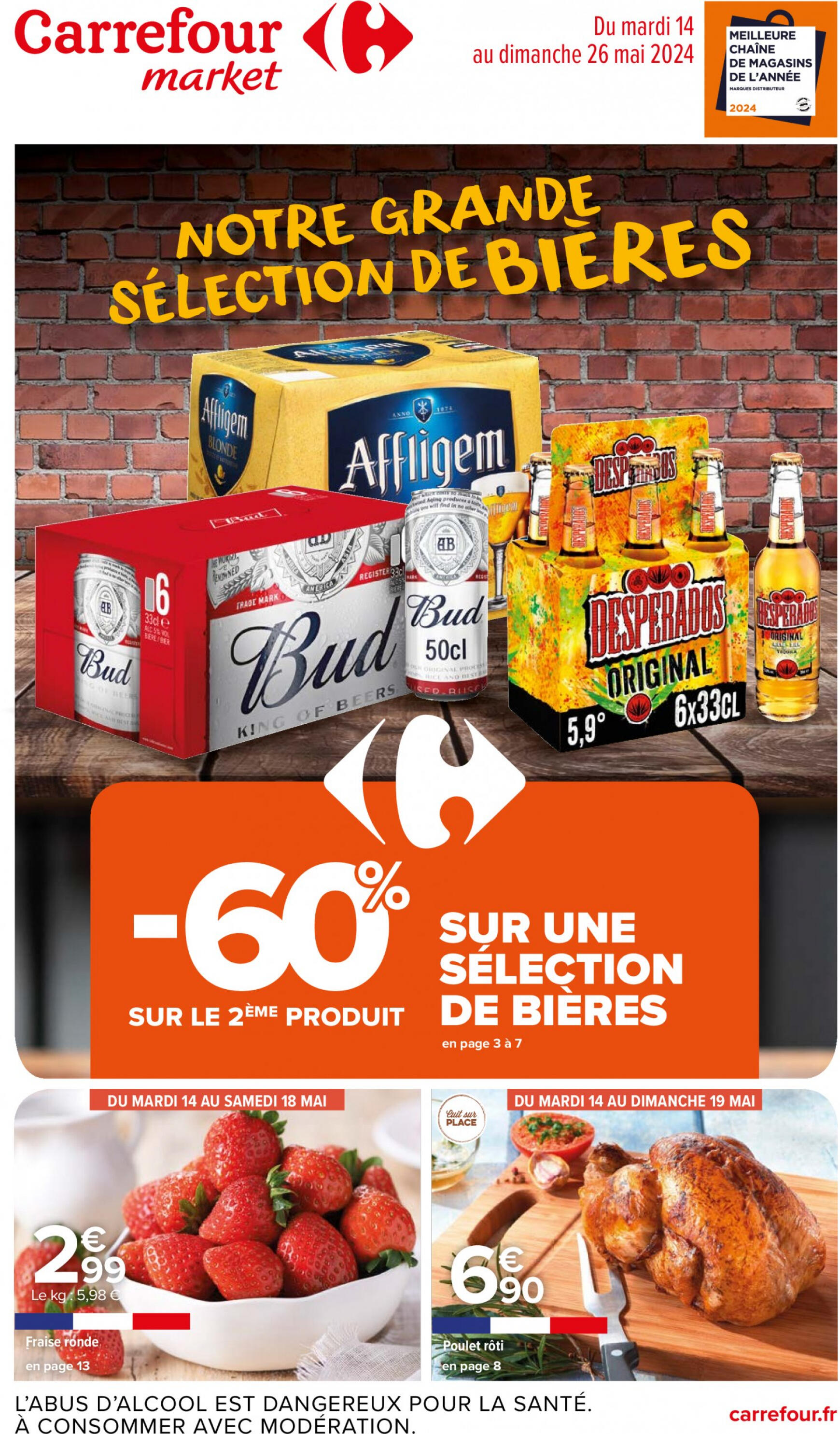 carrefour-market - Prospectus Carrefour Market - Notre grande sélection de bières actuel 14.05. - 26.05. - page: 1