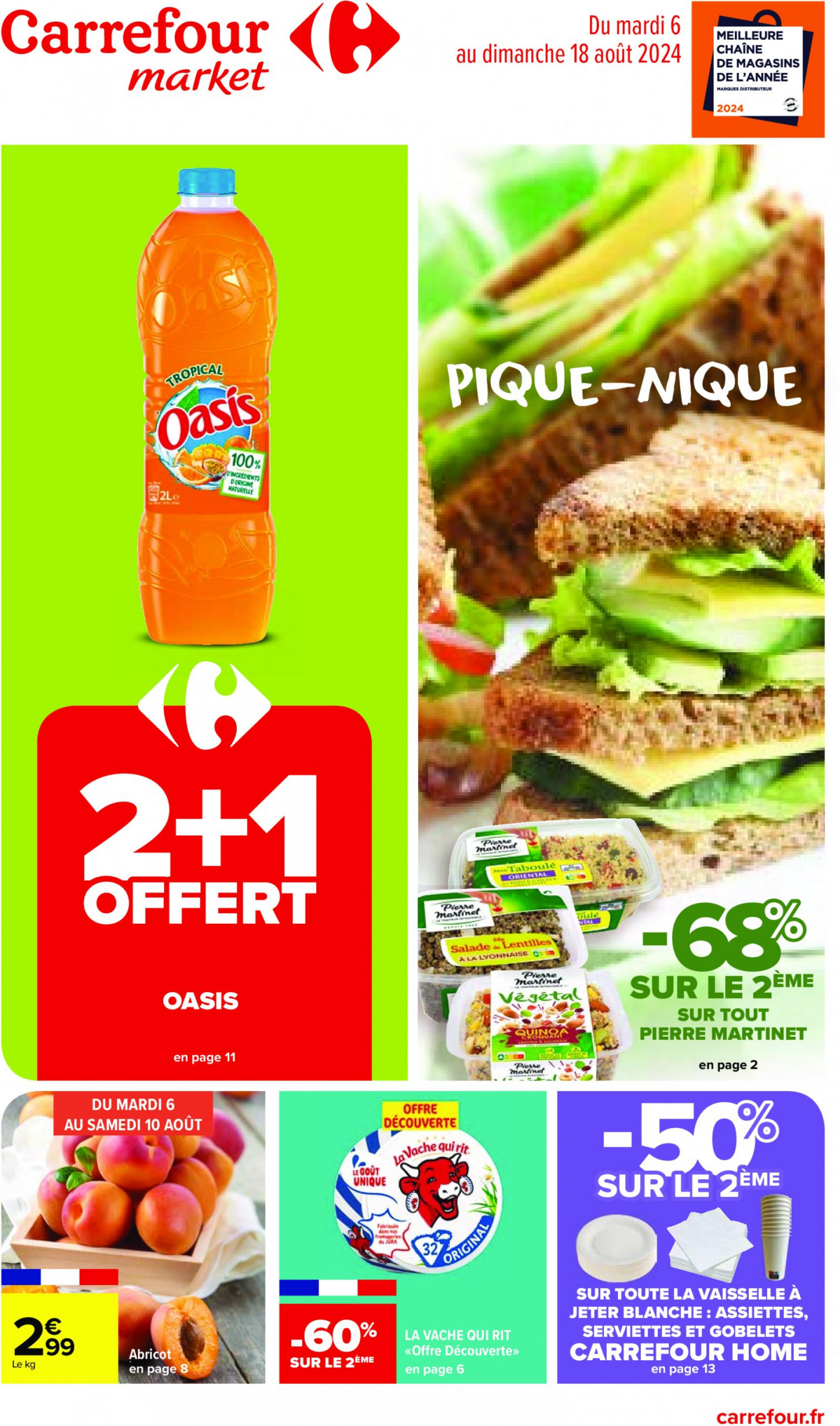 carrefour-market - Prospectus Carrefour Market actuel 06.08. - 18.08. - page: 1