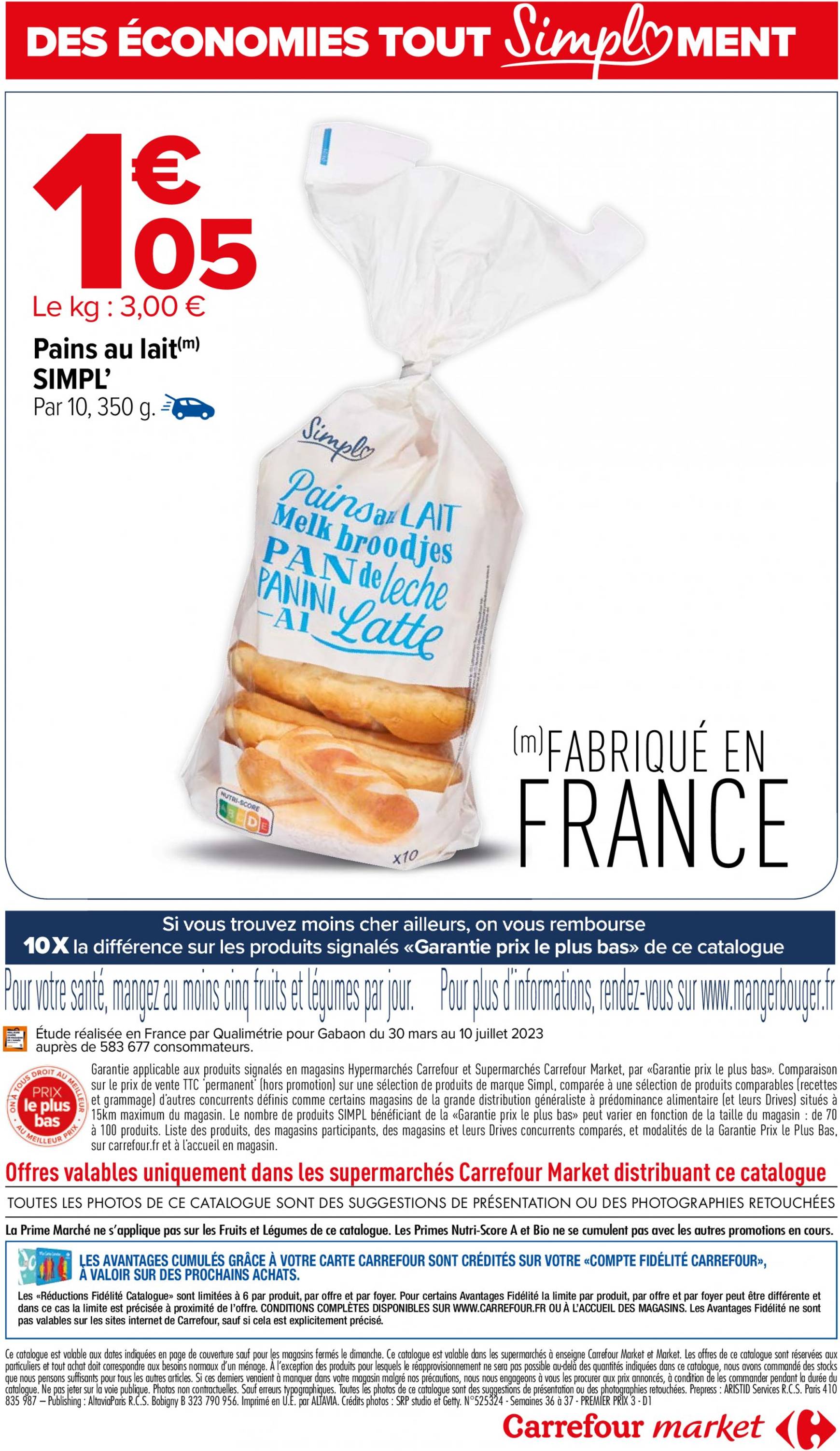 carrefour-market - Catalogue Carrefour Market valable dès 03.09. - 11.09. - page: 2