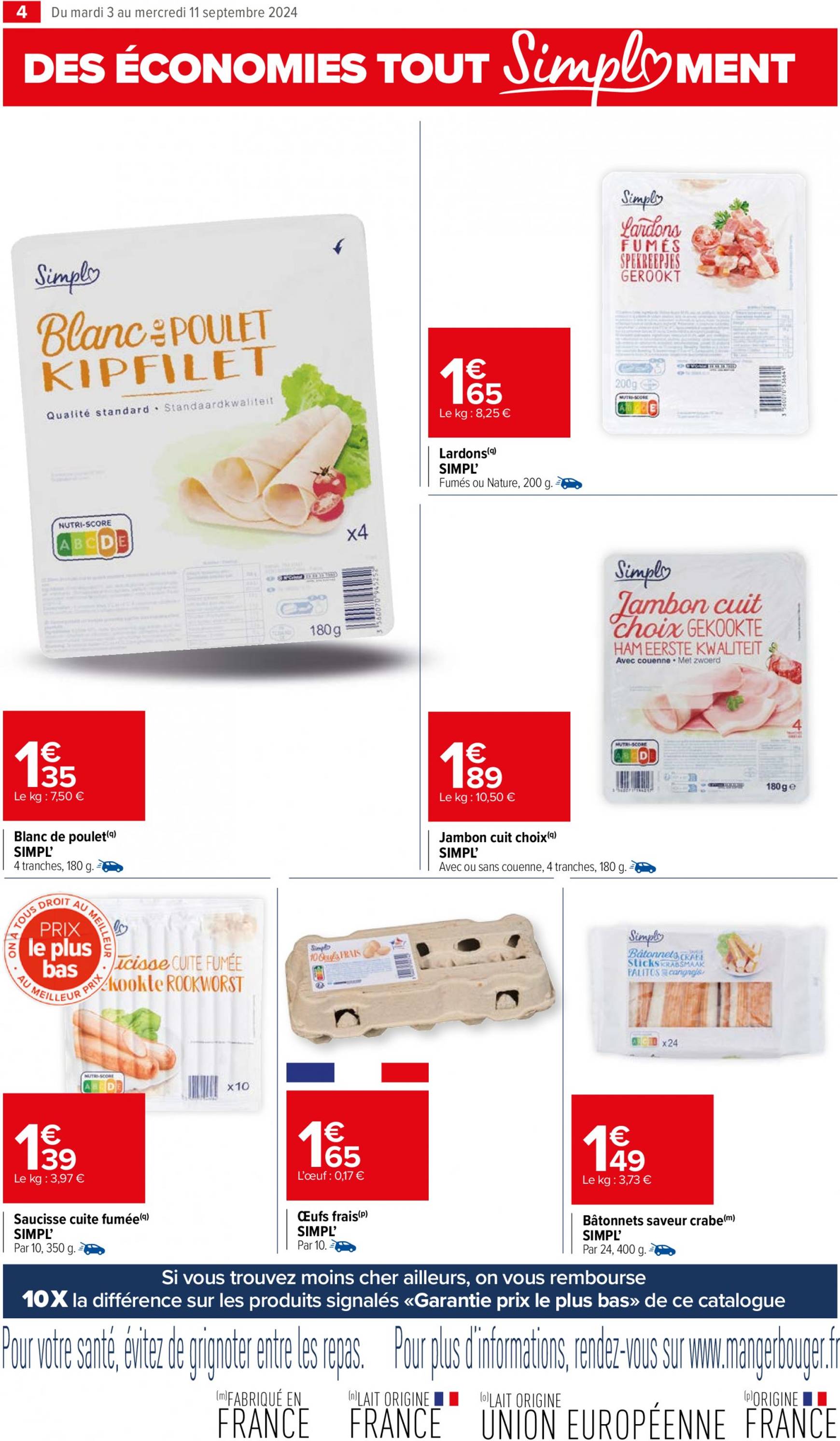 carrefour-market - Catalogue Carrefour Market valable dès 03.09. - 11.09. - page: 6