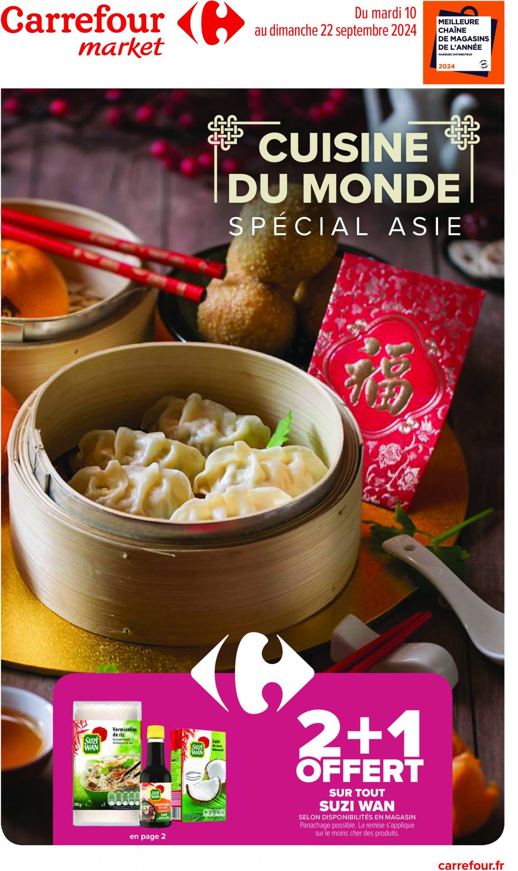 carrefour-market - Catalogue Carrefour Market - Cuisine du Monde valable dès 10.09. - 22.09.