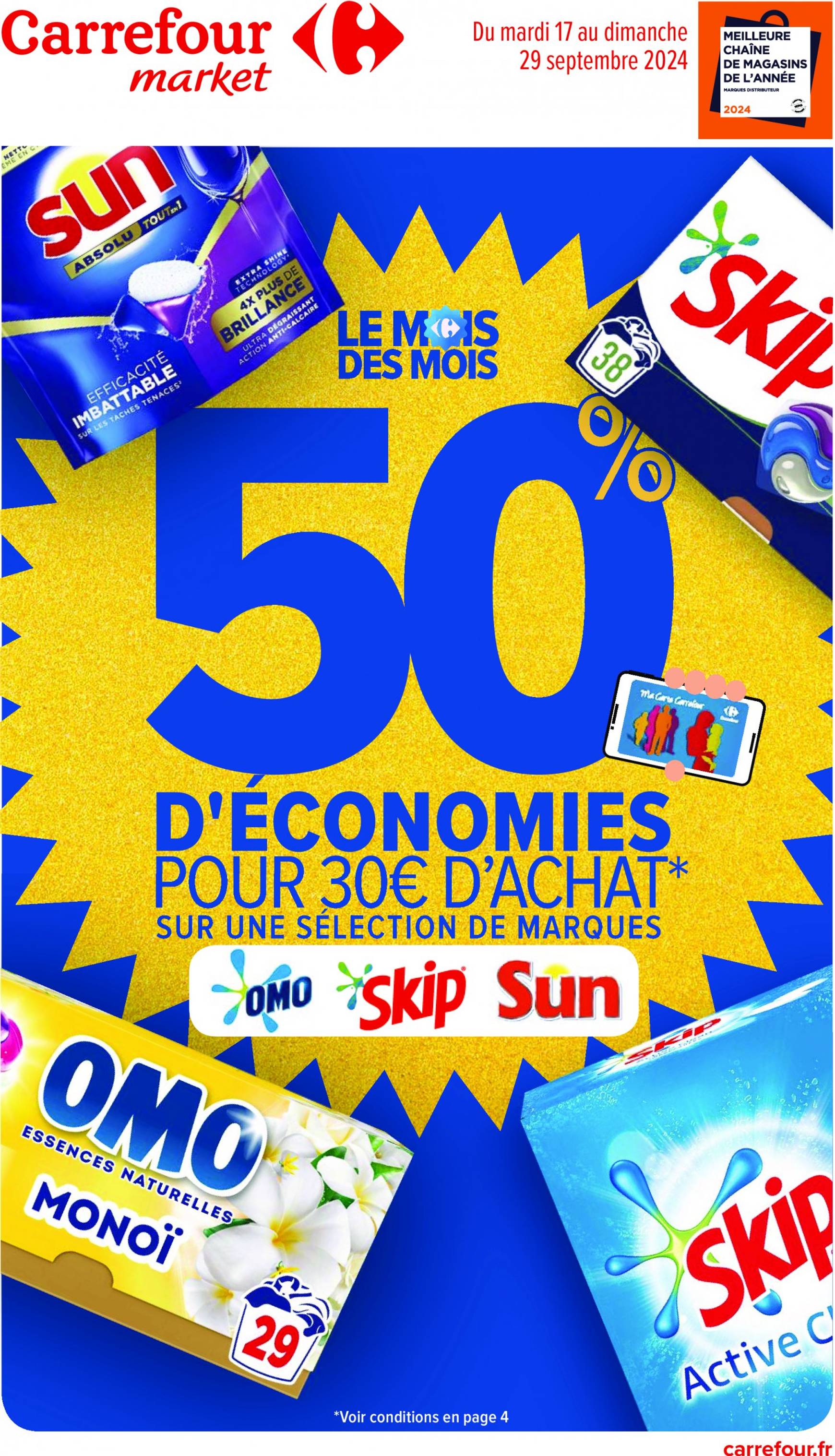 carrefour-market - Catalogue Carrefour Market valable dès 17.09. - 29.09. - page: 1