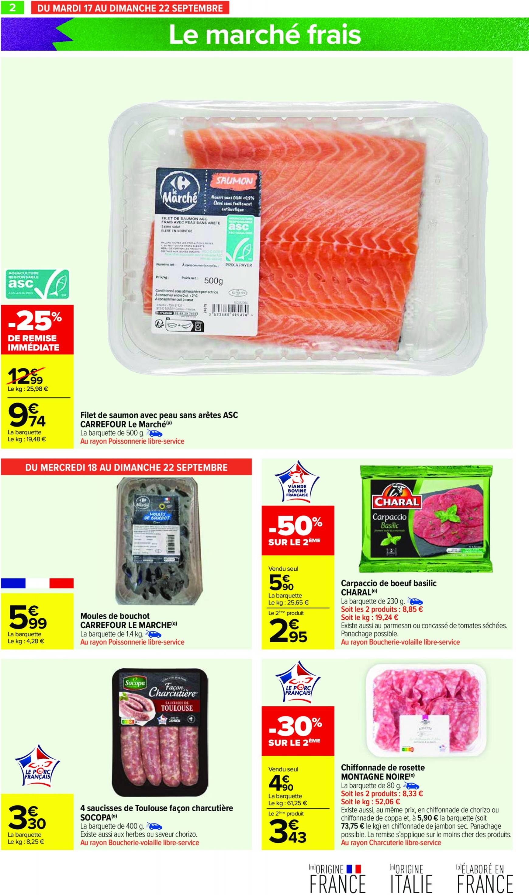 carrefour-market - Catalogue Carrefour Market valable dès 17.09. - 29.09. - page: 4