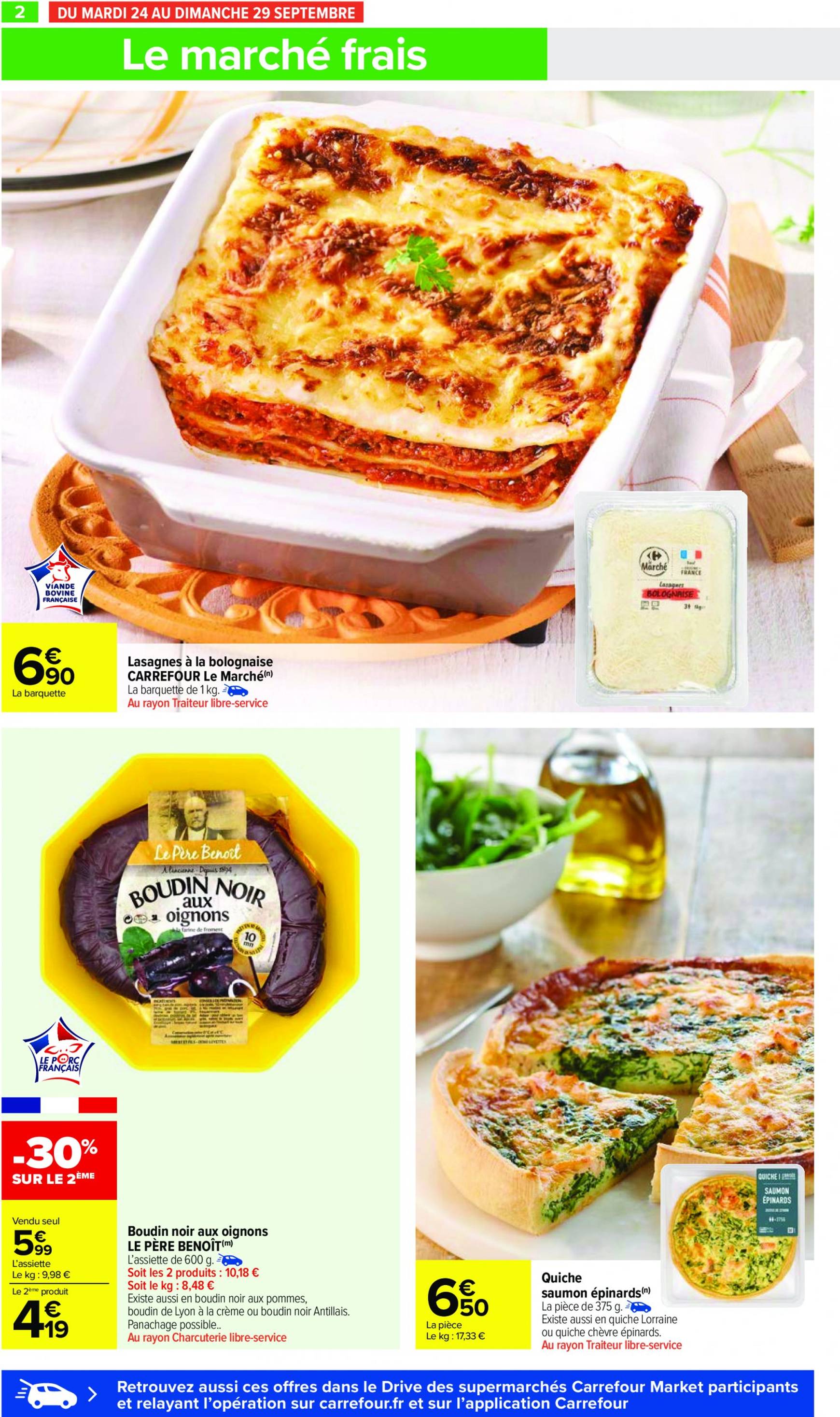 carrefour-market - Catalogue Carrefour Market valable dès 24.09. - 06.10. - page: 4