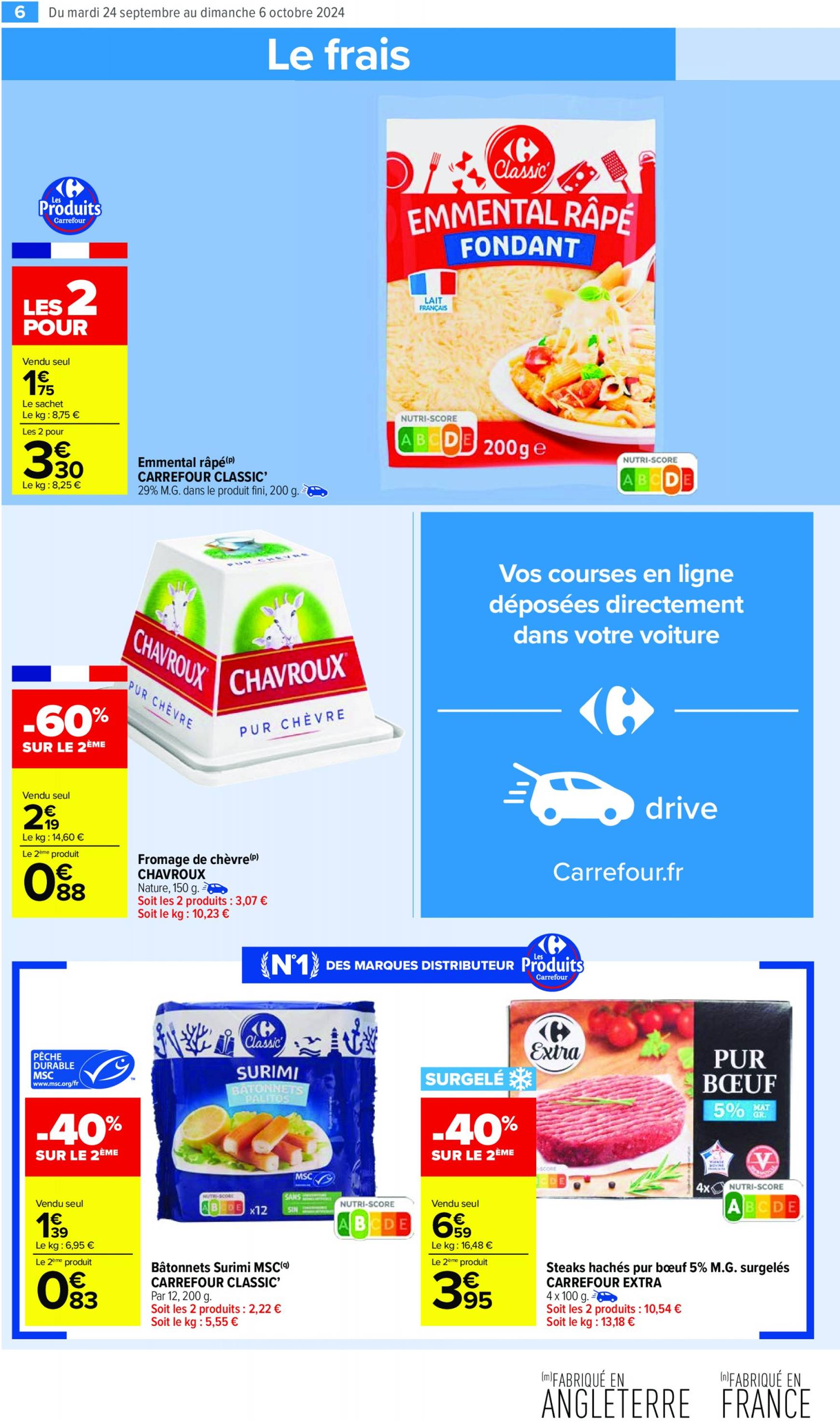 carrefour-market - Catalogue Carrefour Market valable dès 24.09. - 06.10. - page: 8