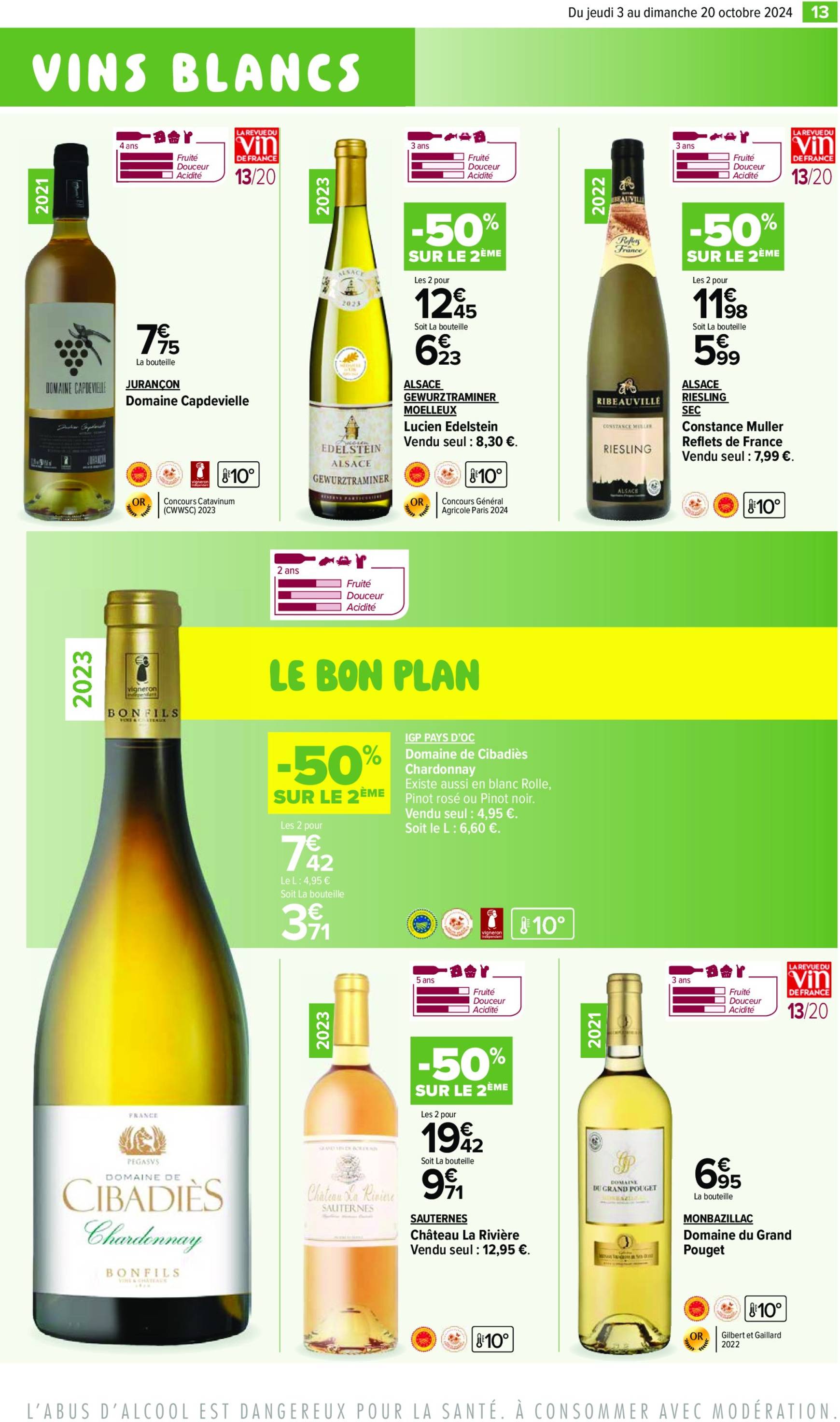 carrefour-market - Catalogue Carrefour Market - Aux Foire Vins valable dès 03.10. - 20.10. - page: 15