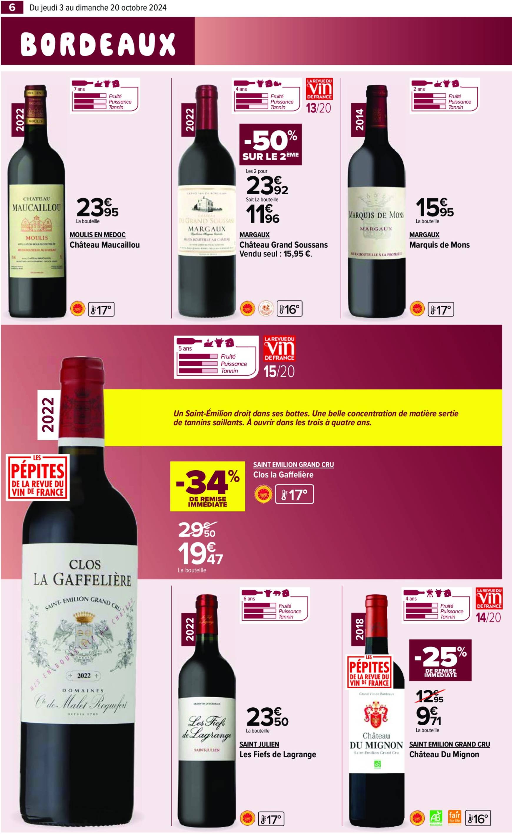 carrefour-market - Catalogue Carrefour Market - Aux Foire Vins valable dès 03.10. - 20.10. - page: 8