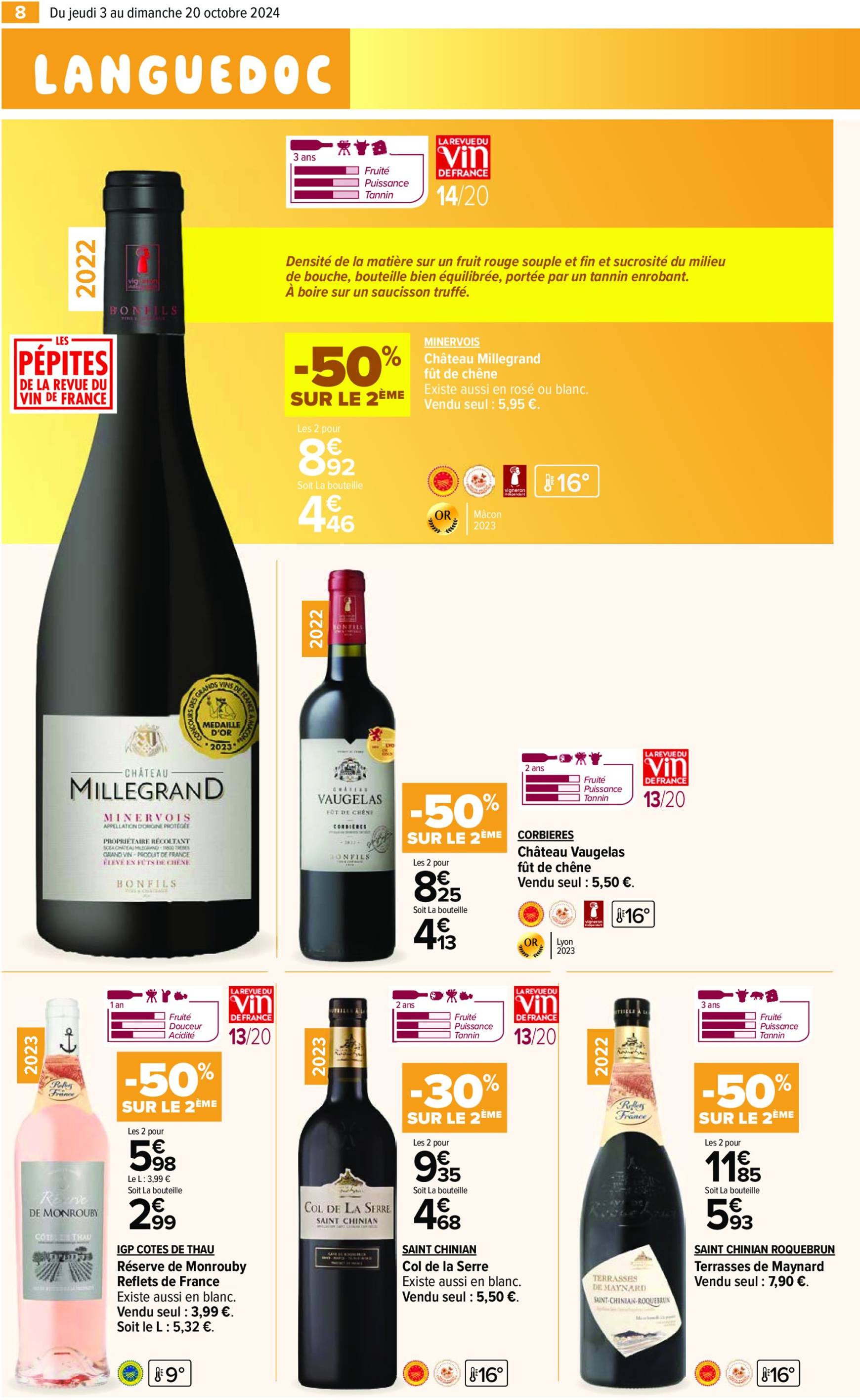 carrefour-market - Catalogue Carrefour Market - Aux Foire Vins valable dès 03.10. - 20.10. - page: 10