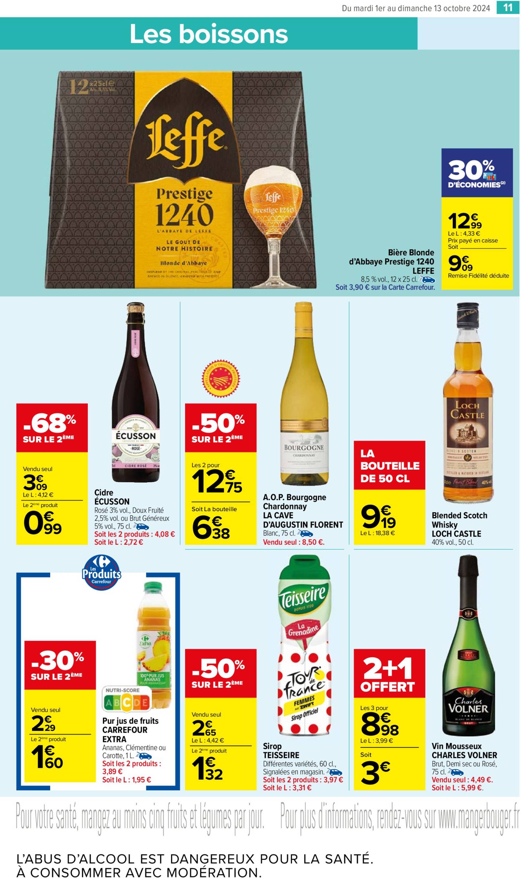 carrefour-market - Catalogue Carrefour Market valable dès 01.10. - 13.10. - page: 13