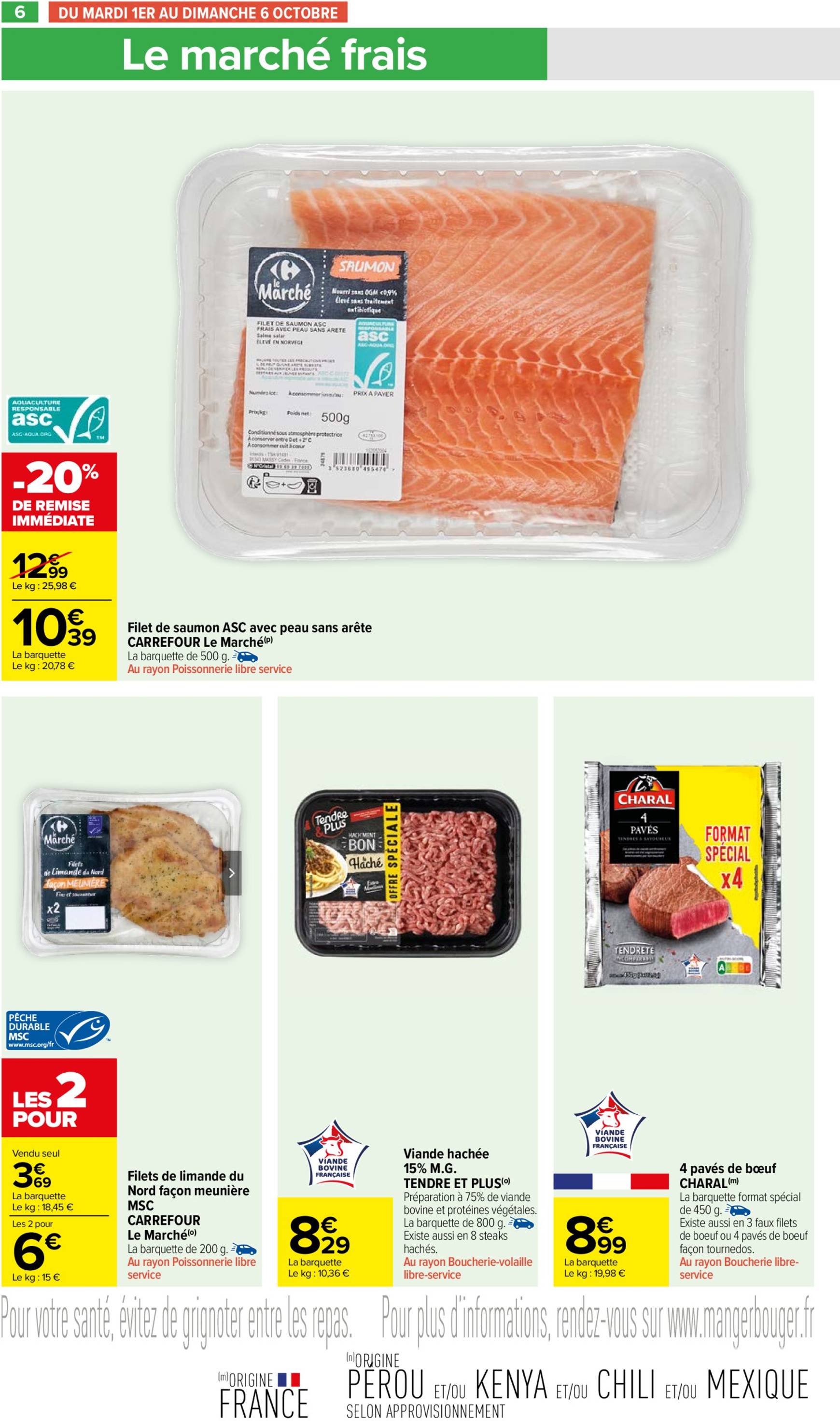 carrefour-market - Catalogue Carrefour Market valable dès 01.10. - 13.10. - page: 8