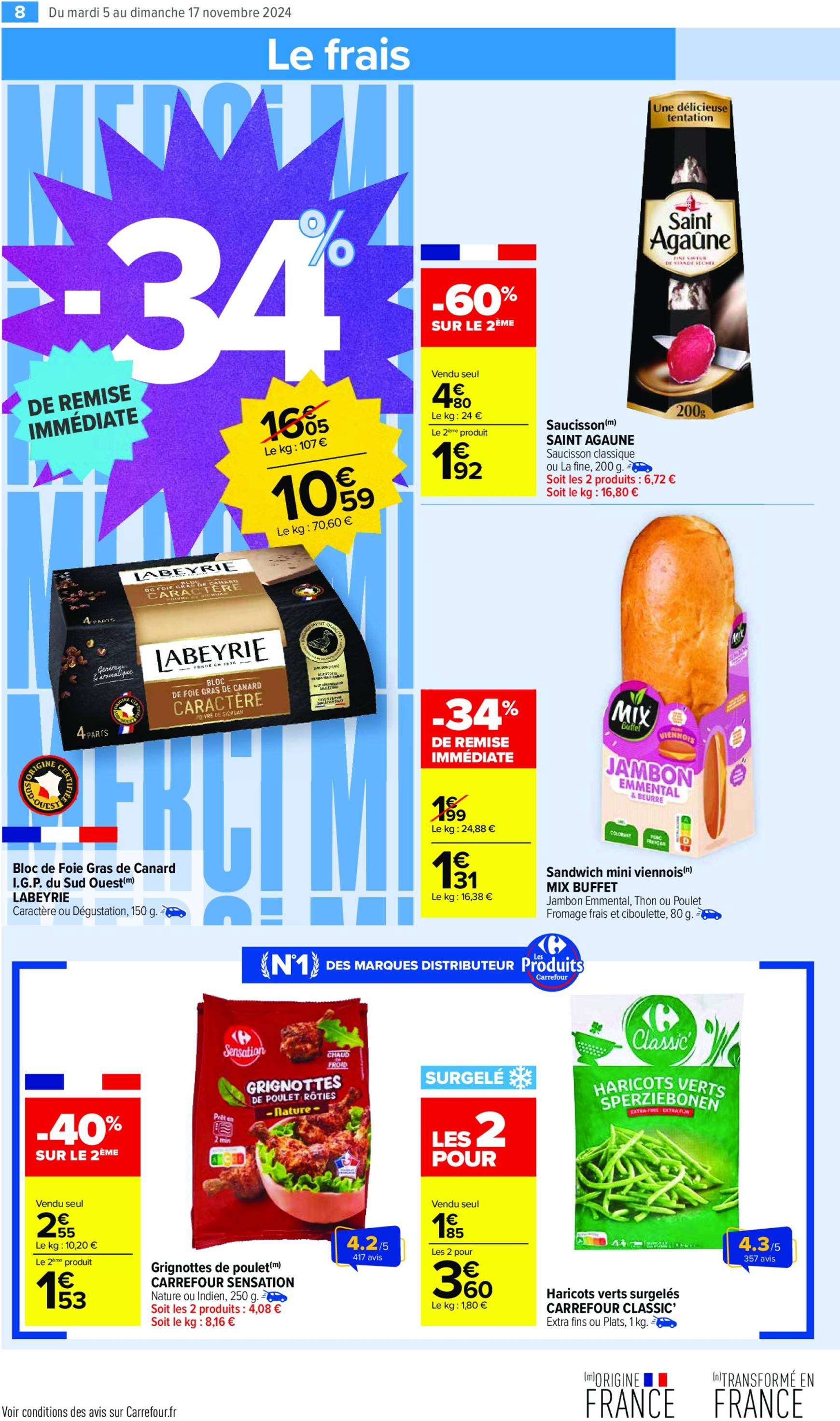 carrefour-market - Catalogue Carrefour Market valable dès 05.11. - 17.11. - page: 10