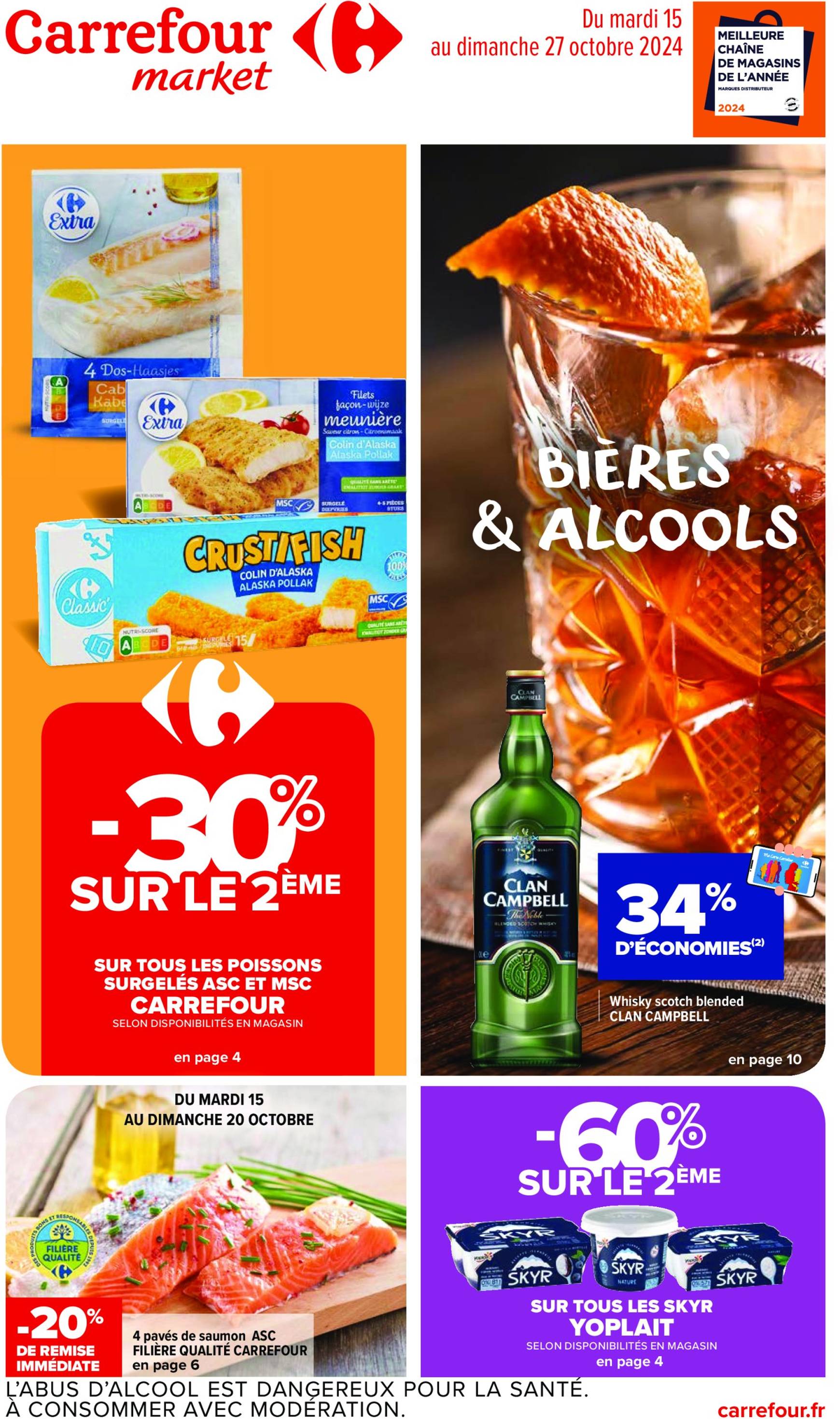 carrefour-market - Catalogue Carrefour Market valable dès 15.10. - 27.10.