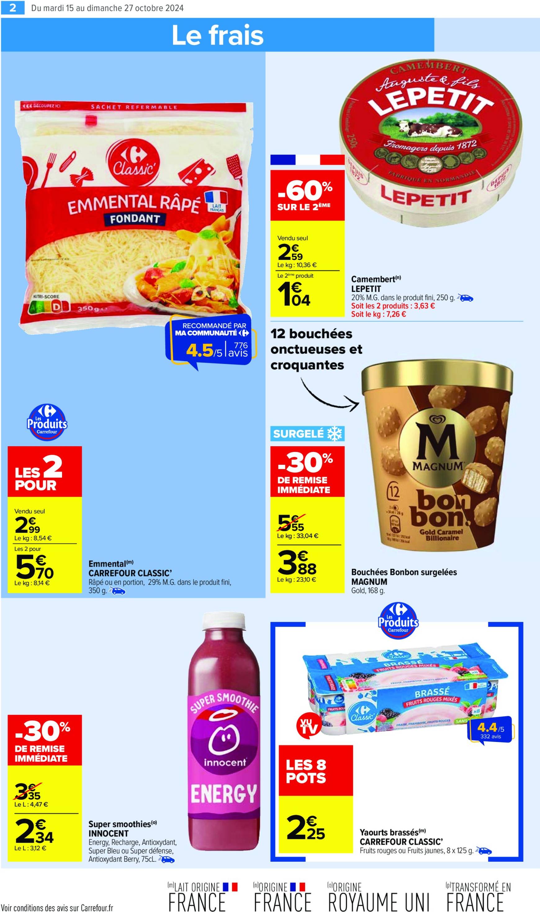 carrefour-market - Catalogue Carrefour Market valable dès 15.10. - 27.10. - page: 4