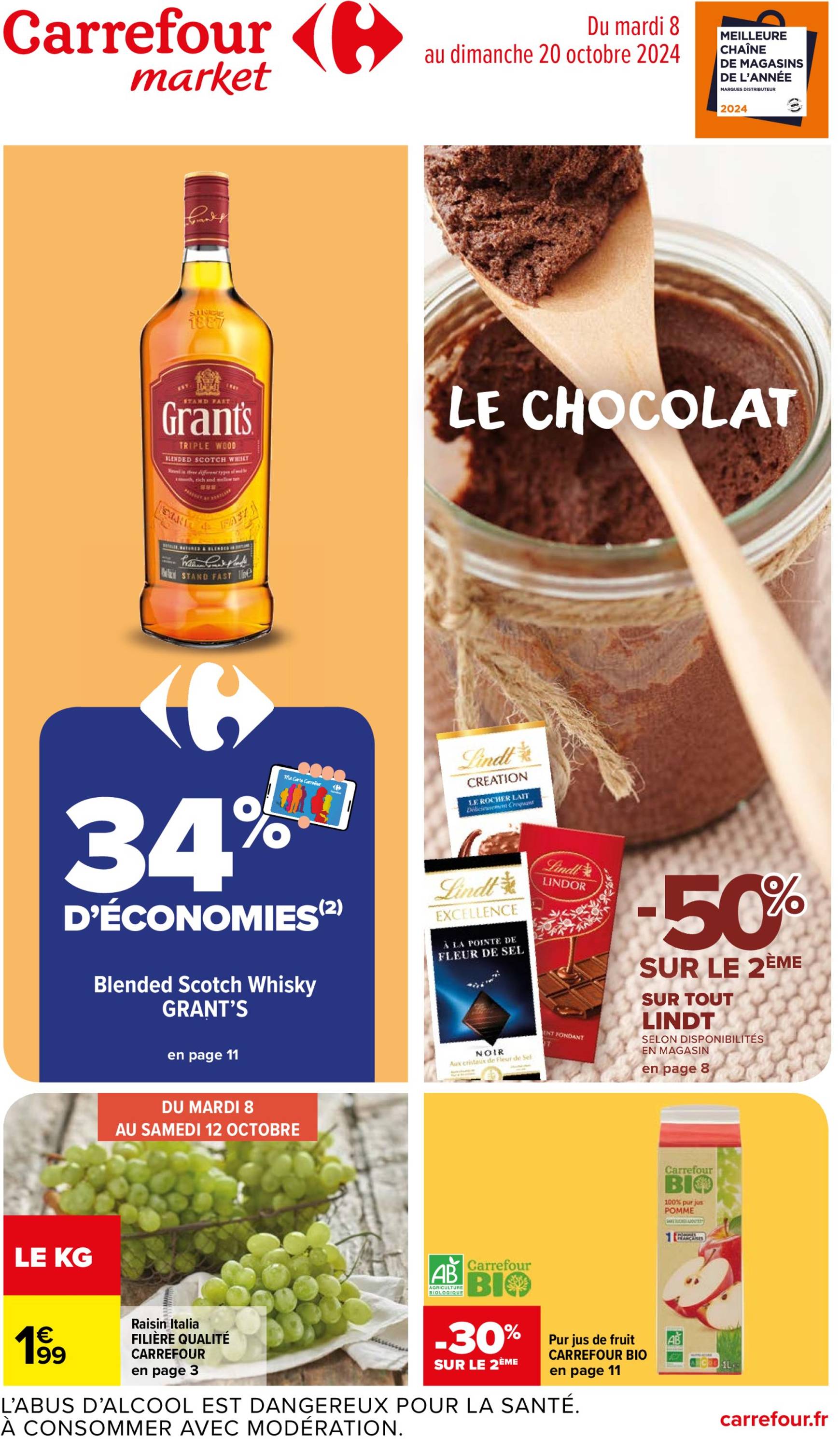 carrefour-market - Catalogue Carrefour Market valable dès 08.10. - 20.10.