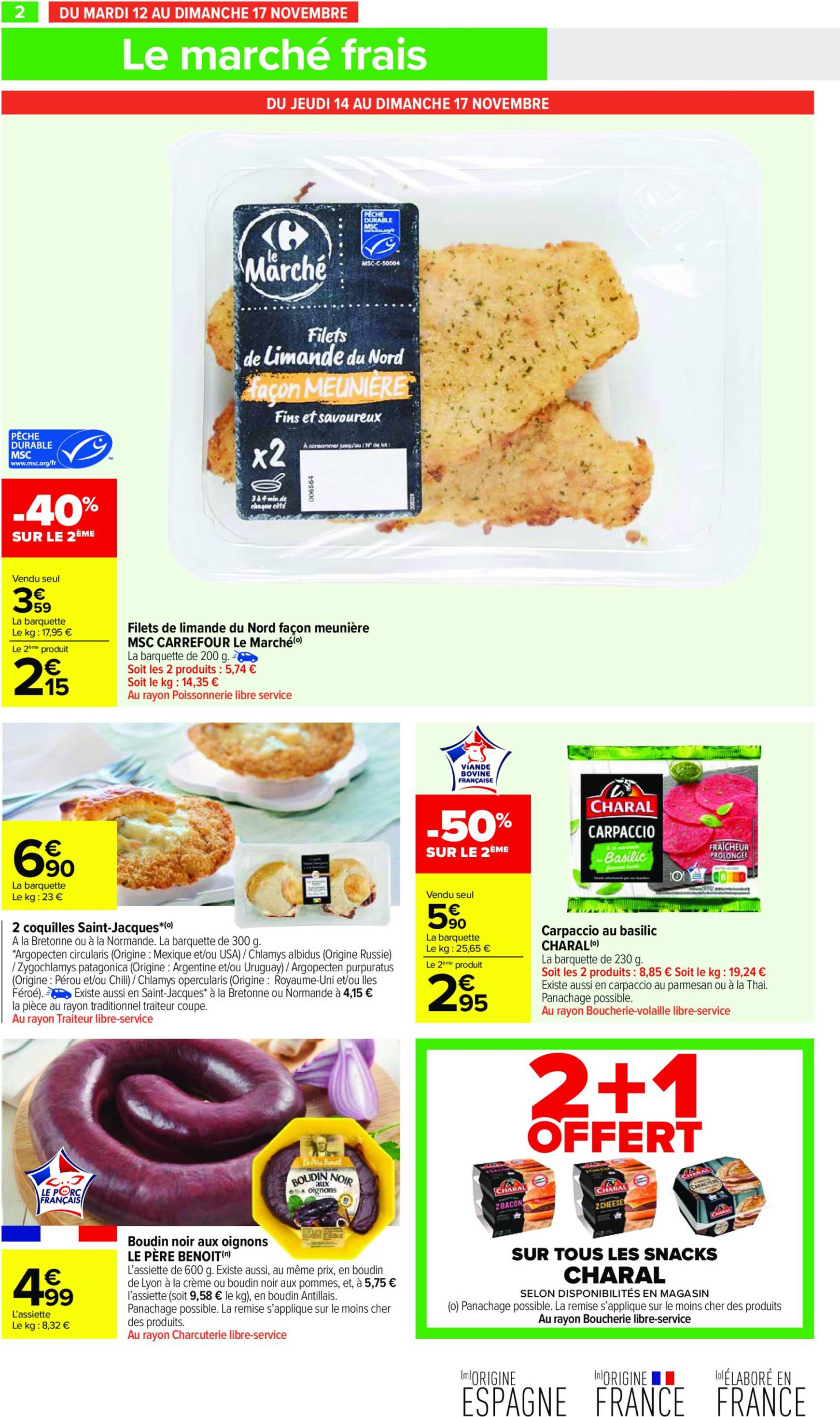 carrefour-market - Catalogue Carrefour Market valable dès 12.11. - 24.11. - page: 4