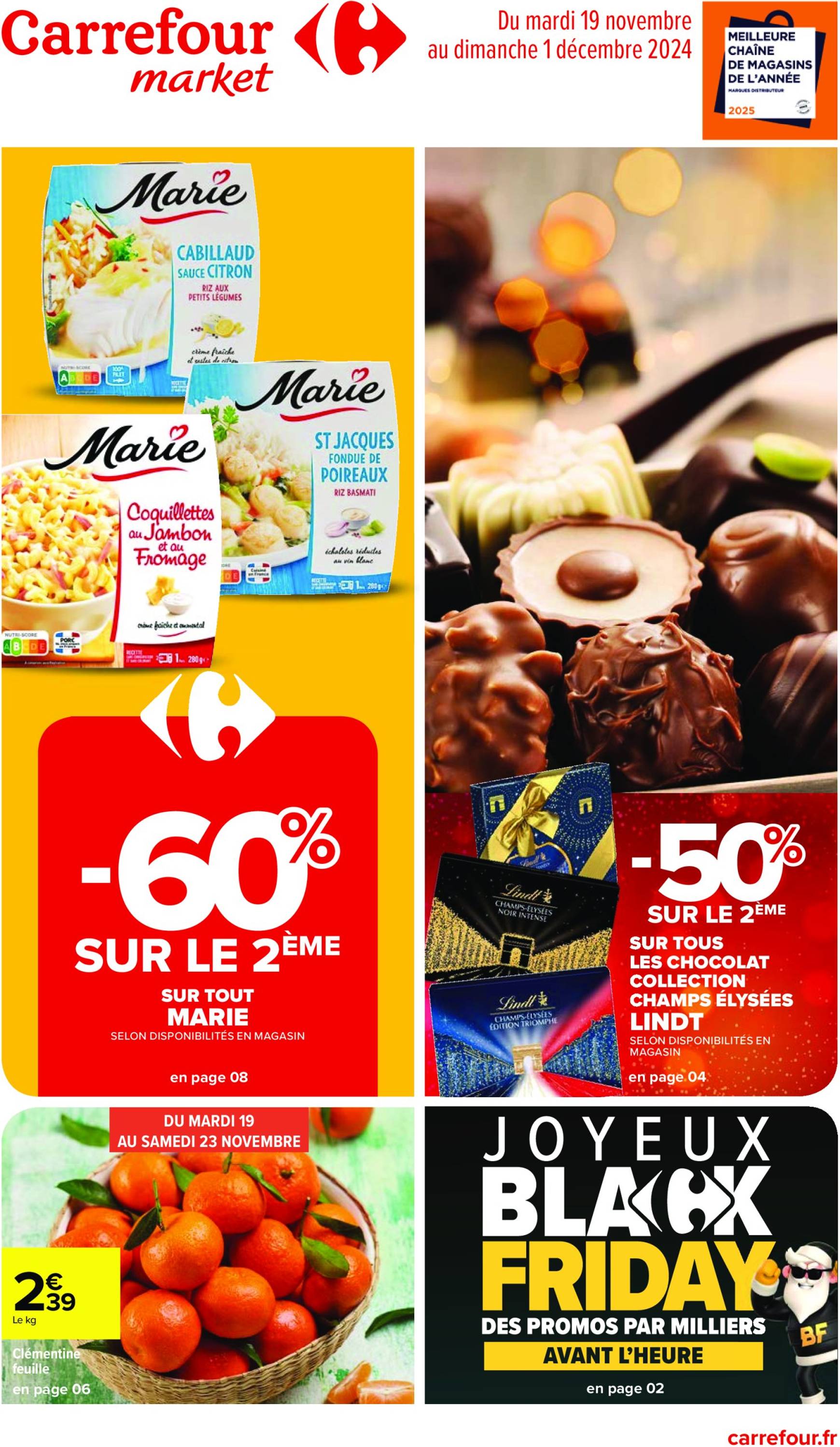 carrefour-market - Catalogue Carrefour Market valable dès 19.11. - 01.12.