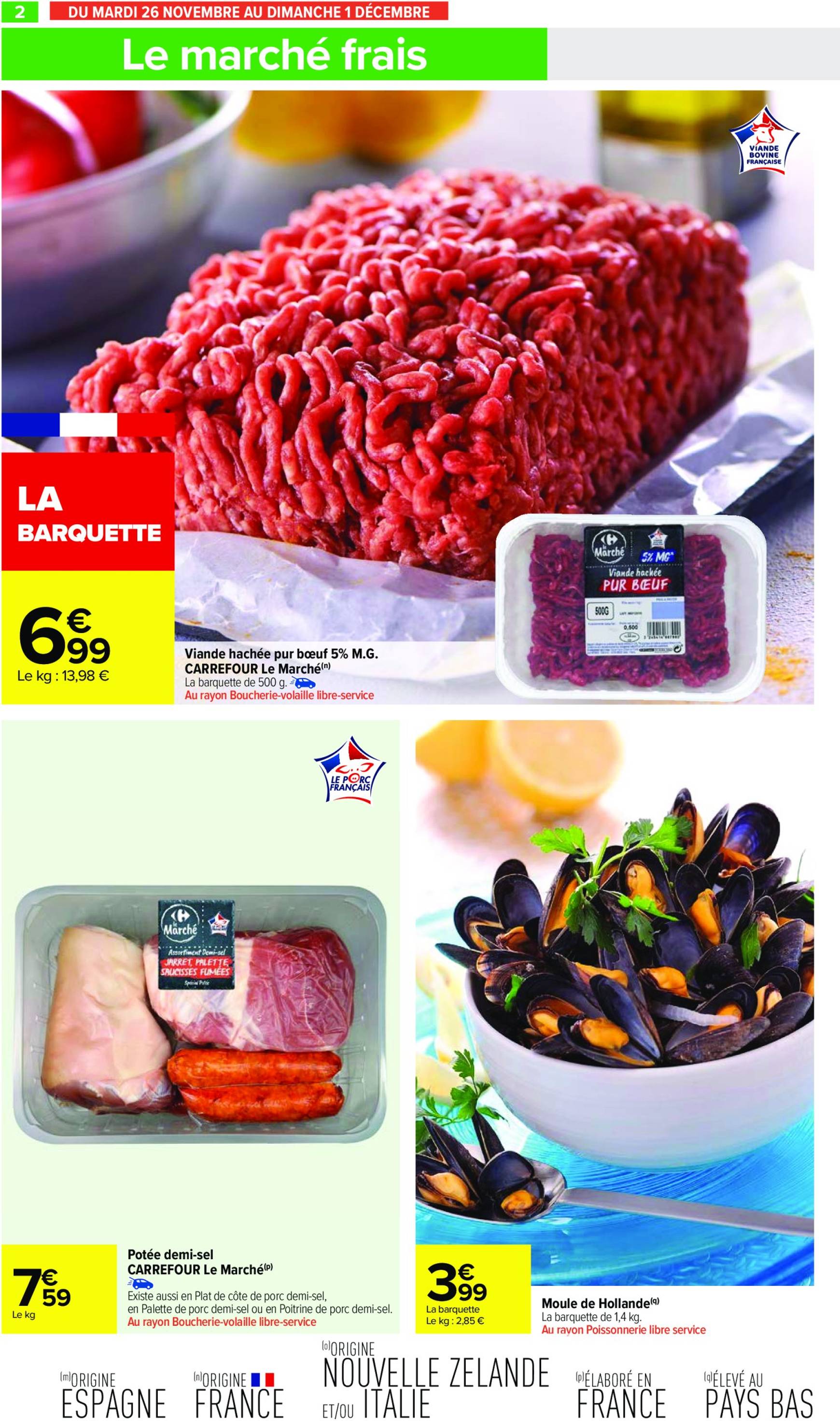 carrefour-market - Catalogue Carrefour Market valable dès 26/11 - 08/12 - page: 4