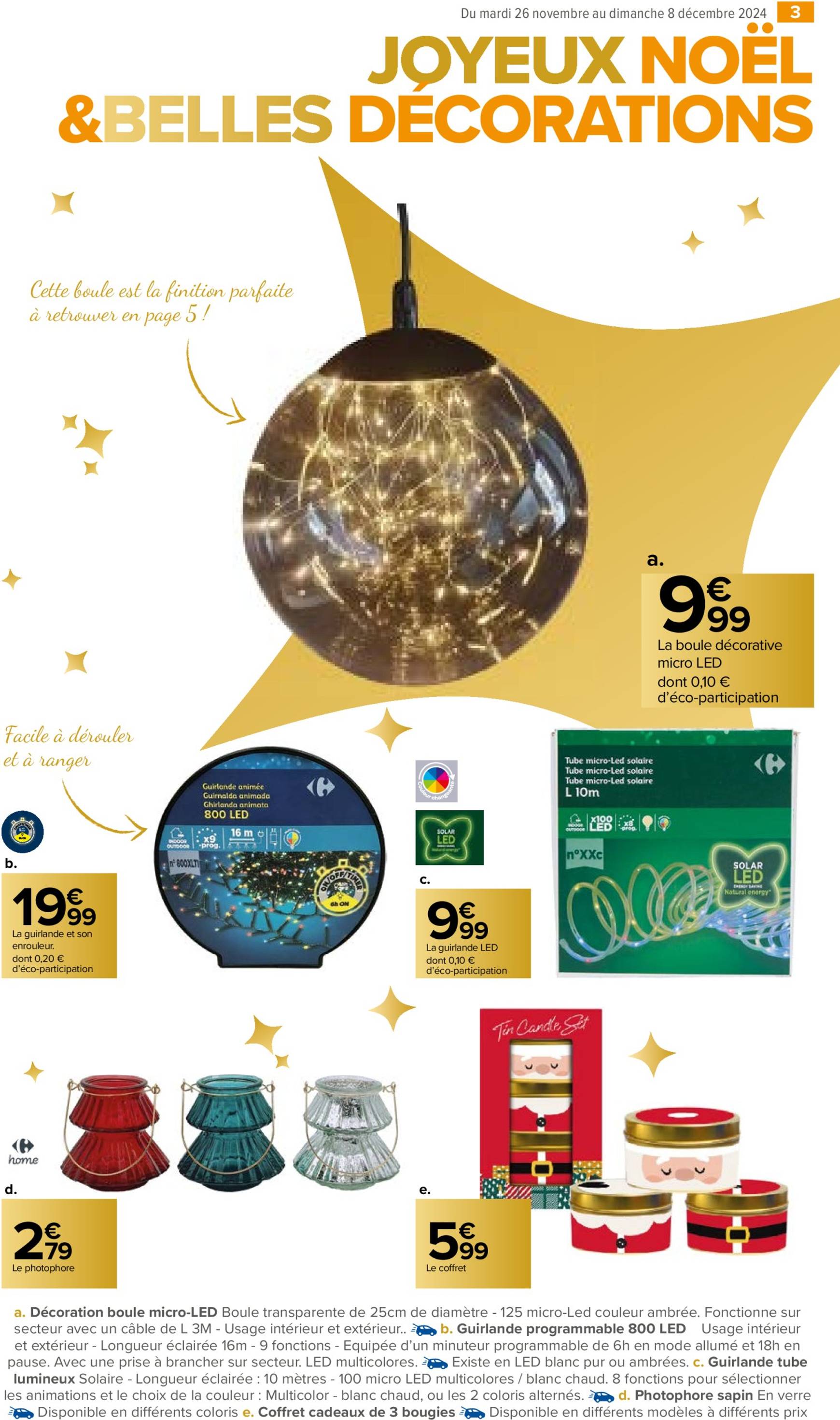 carrefour-market - Catalogue Carrefour Market - Noël valable dès 26/11 - 08/12 - page: 3